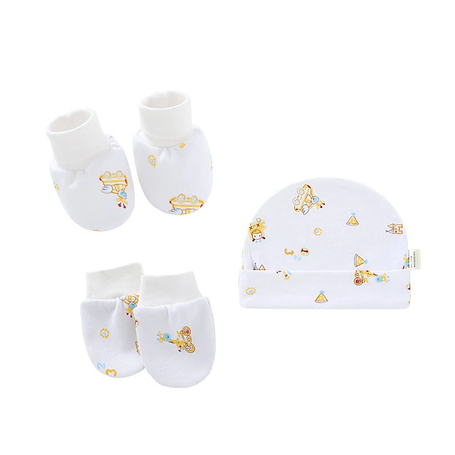 Pequeño baby sweet | Set Gorro, guantes mitones y botitas/calcetines