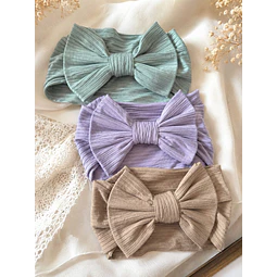 Set cintillos bebe diadema 0 a 6 meses