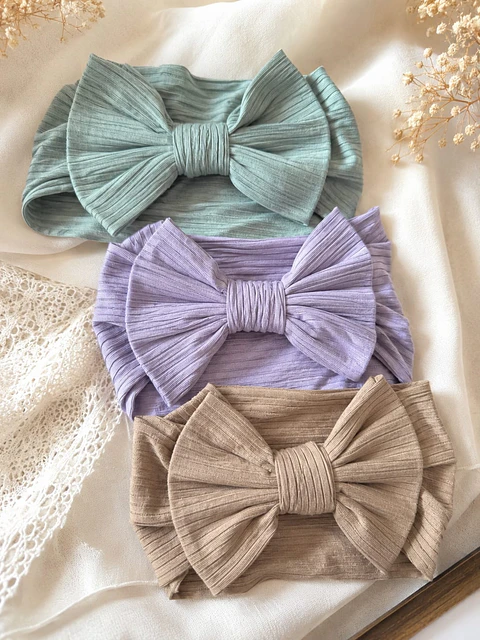 Set cintillos bebe diadema 0 a 6 meses