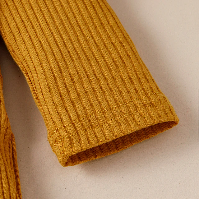 Conjunto bebe niña amarillo pantalon body y cintillo