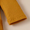 Conjunto bebe niña amarillo pantalon body y cintillo