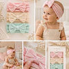 Set 3 cintillos bebe niña recien nacido 0 a 6 meses