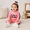 Set Bebé Niña 3 Piezas Polerón, Pantalón y Cintillo