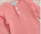Conjunto pilucho, pantalones y cintillo flores rosadas - Miniatura 4