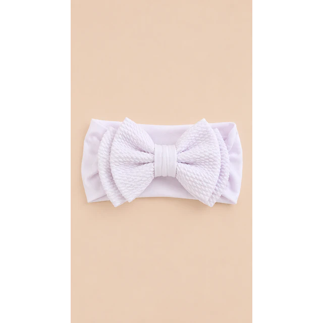 Pack 3 Cintillos para Bebé | Diademas Suaves y Ajustables rojo rosado y blanco 