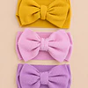 Pack 3 Cintillos para Bebé | Diademas Suaves y Ajustables rosados y amarillo grandes 