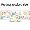 🐰 Conejos y Globos en Acuarela 1 Lámina 90x30 cm | Vinilo Sticker de Pared Infantil
