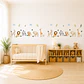 Aventura en la Selva | Set 4 Vinilos Decorativos Infantiles 90 × 30 cm - Miniatura 1