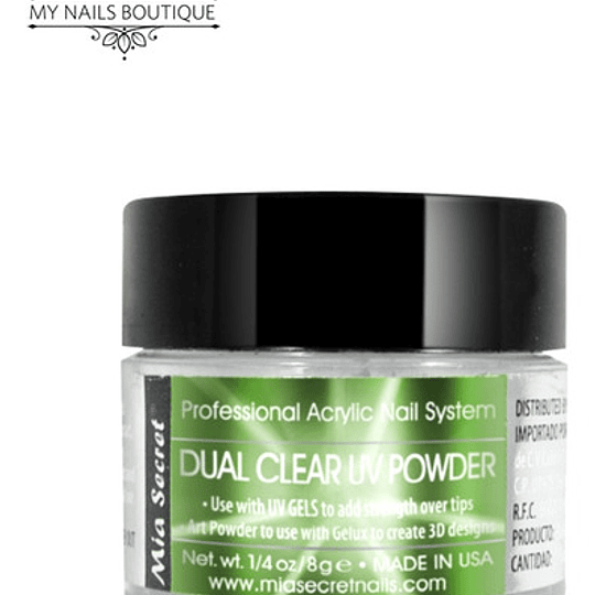 Gel Clear Uv Powder 8 Gr