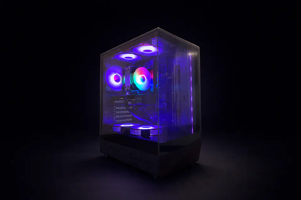 PC Gamer RED ICE v2 | RTX 5060 8GB | AMD Ryzen 7 5700x | Con WIFI y BT 1