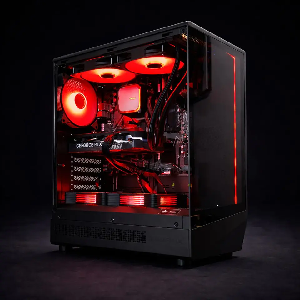 PC Gamer RTX 5060ti 16GB | AMD Ryzen 7 5700X  | Con WIFI y BT 1