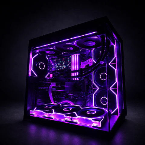 PC GAMER UNDER ZERO | RTX 5070ti 16gb | AMD Ryzen 7 5800XT | Con WIFI y BT | 2K y 4K