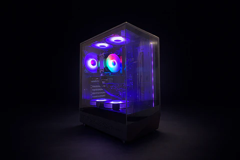 PC Gamer RED ICE | RTX 5060 8GB | AMD Ryzen 5 5500 | Con WIFI y BT