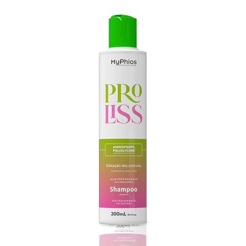 Shampoo Pre Tratamiento PRO LISS MYPHIOS Professional 3D Limpieza profunda 300 mL