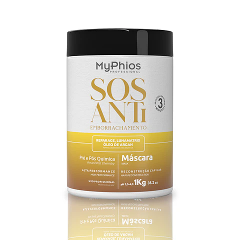 Mascarilla SOS Reconstructor Capilar de Tratamiento Anti elasticidad 1 kg MyPhios