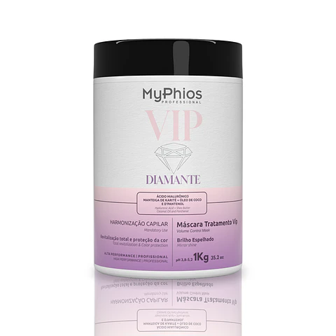 Mascarilla VIP DIAMANTE de Armonización Capilar 1 Kg MyPhios