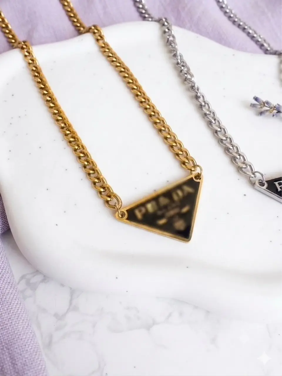 Petra Metal Chain Κολιέ 3