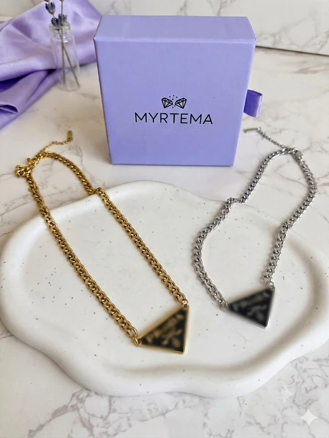 Petra Metal Chain Κολιέ