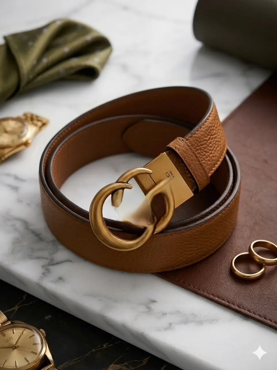 GG Leather Belt 4