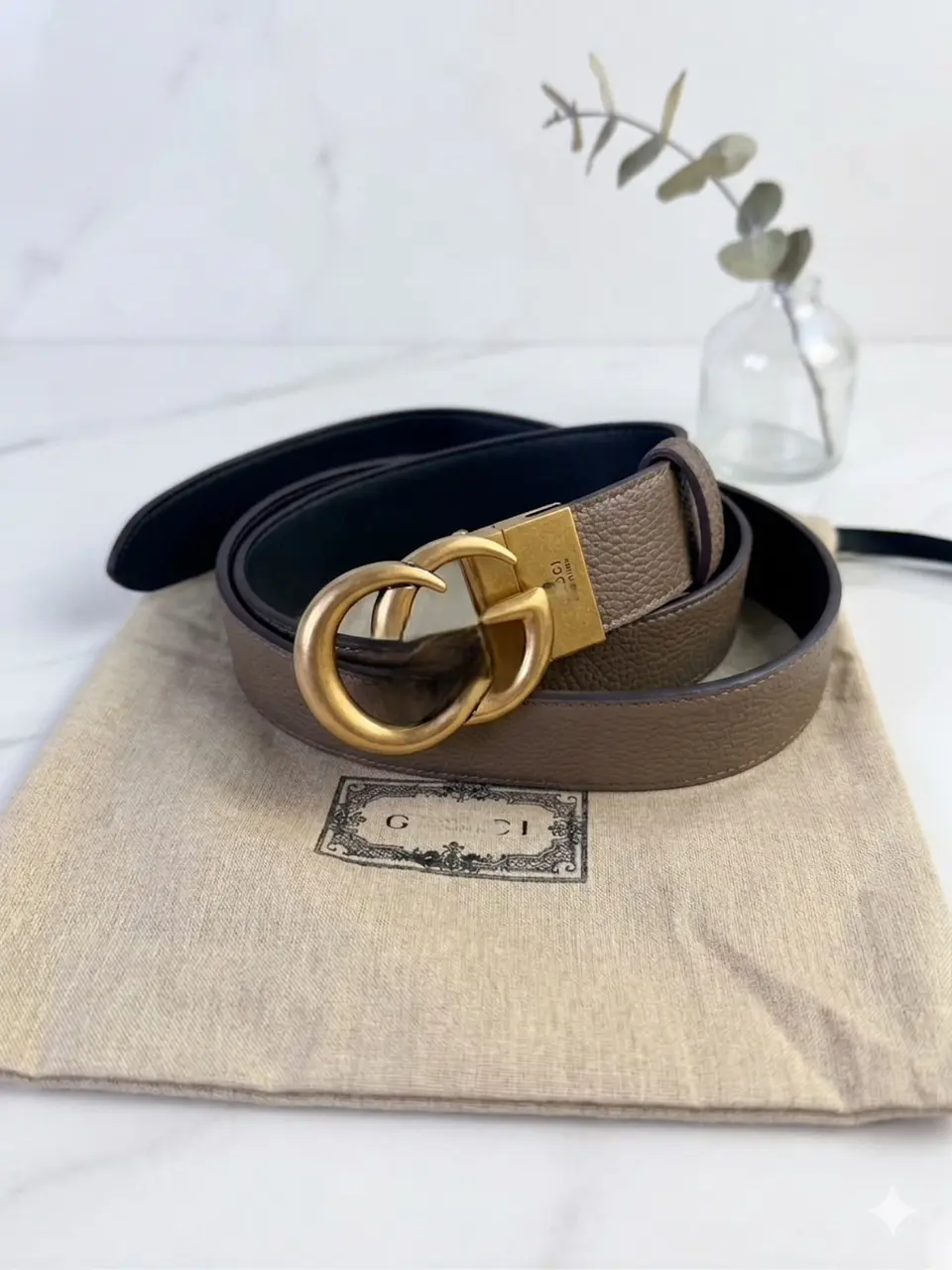 GG Leather Belt 3