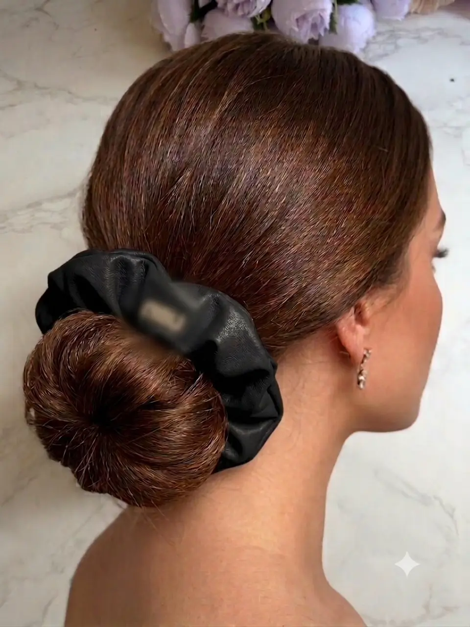 Maya Leather Scrunchie 6
