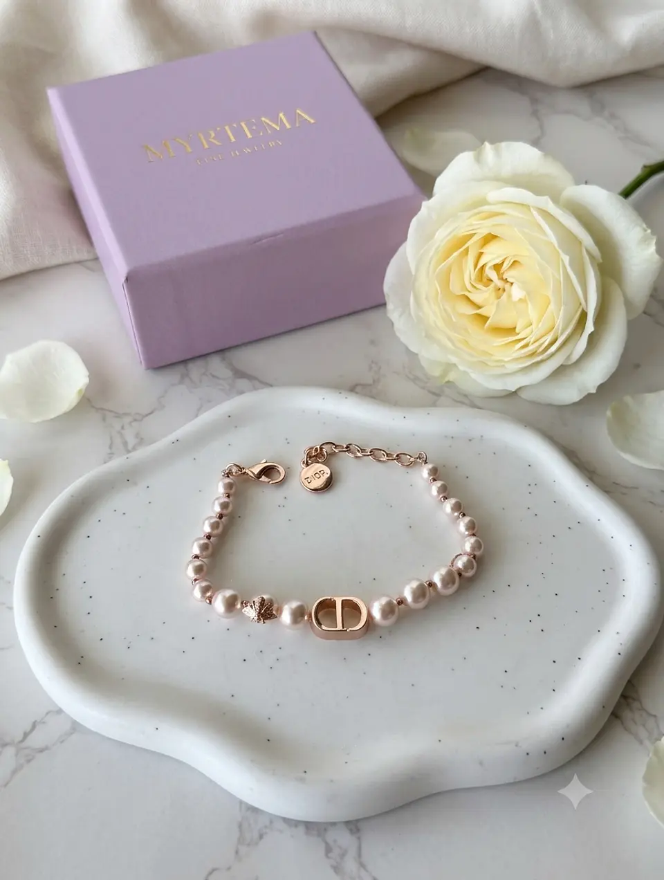 Doris Rosy Pearls Βραχιόλι 1