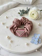 Petra Leather Scrunchie - thumbnail 4