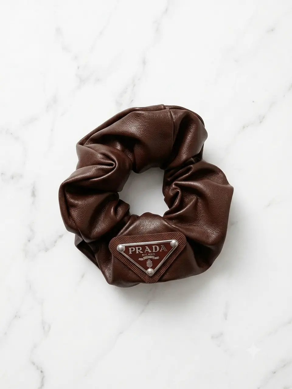 Petra Leather Scrunchie 6