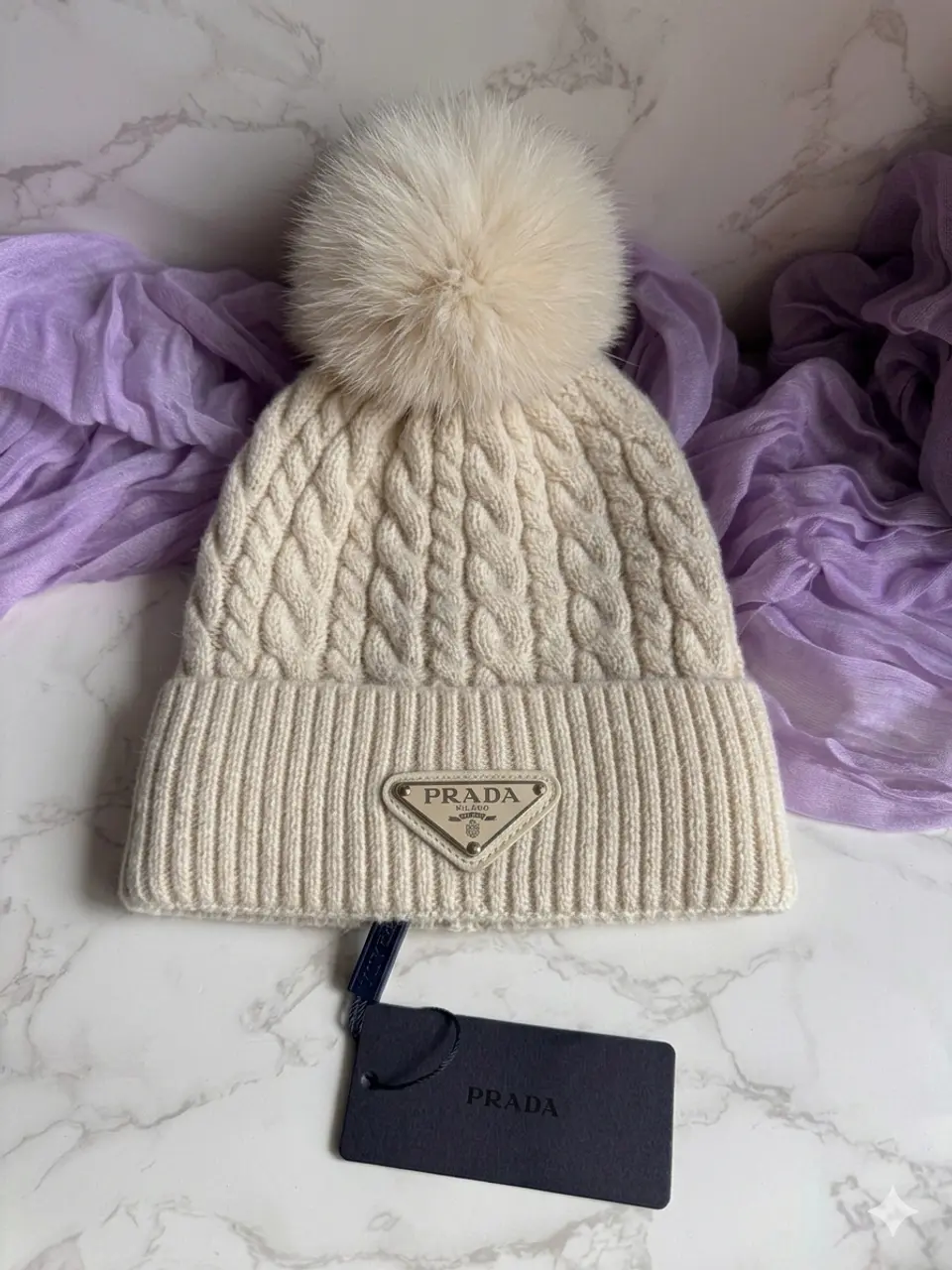 Petra Cable Knit Σκουφάκι 4