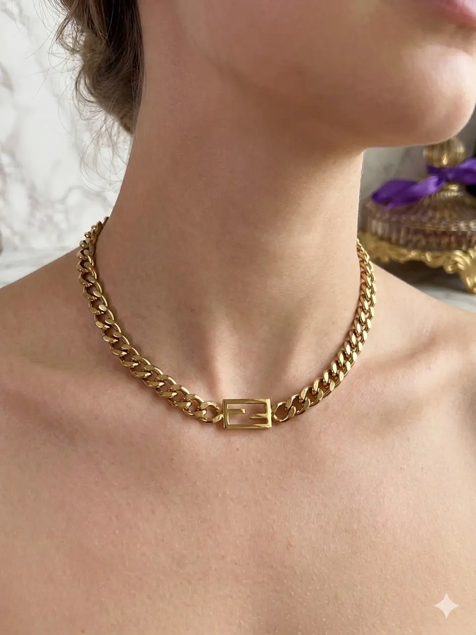 Fenia Bold Chain Κολιέ 3