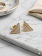 Petra Sparkly Triangle Σκουλαρίκια - thumbnail 2