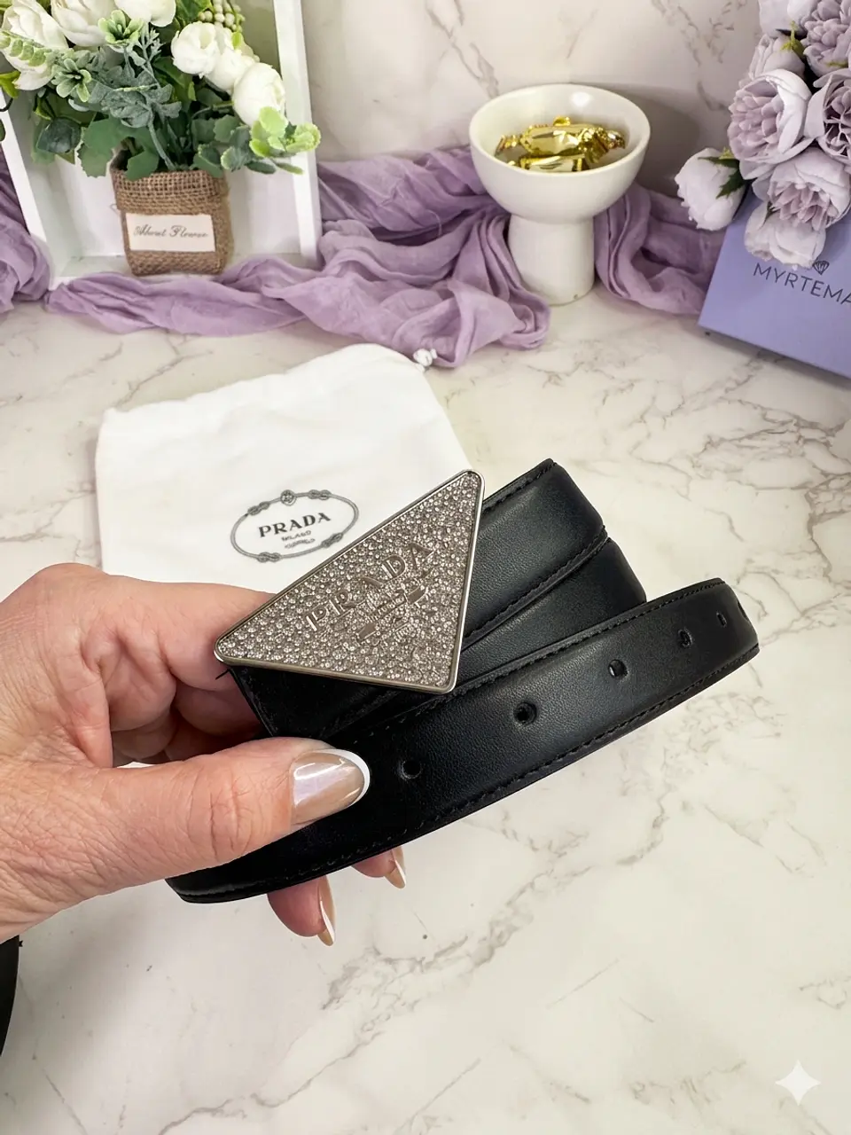 Petra Triangle Sparkly Belt 2