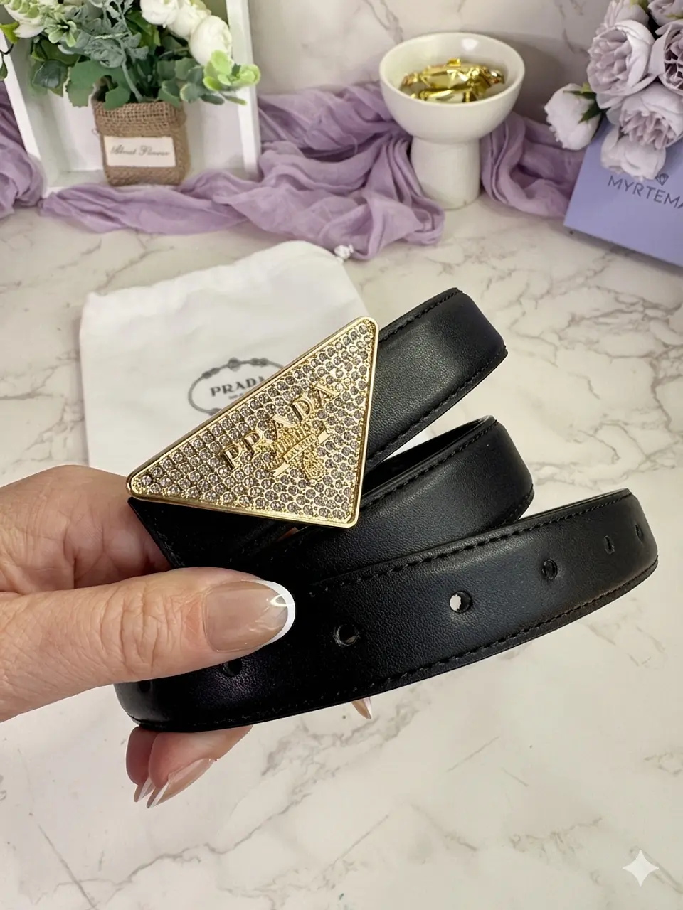 Petra Triangle Sparkly Belt 4