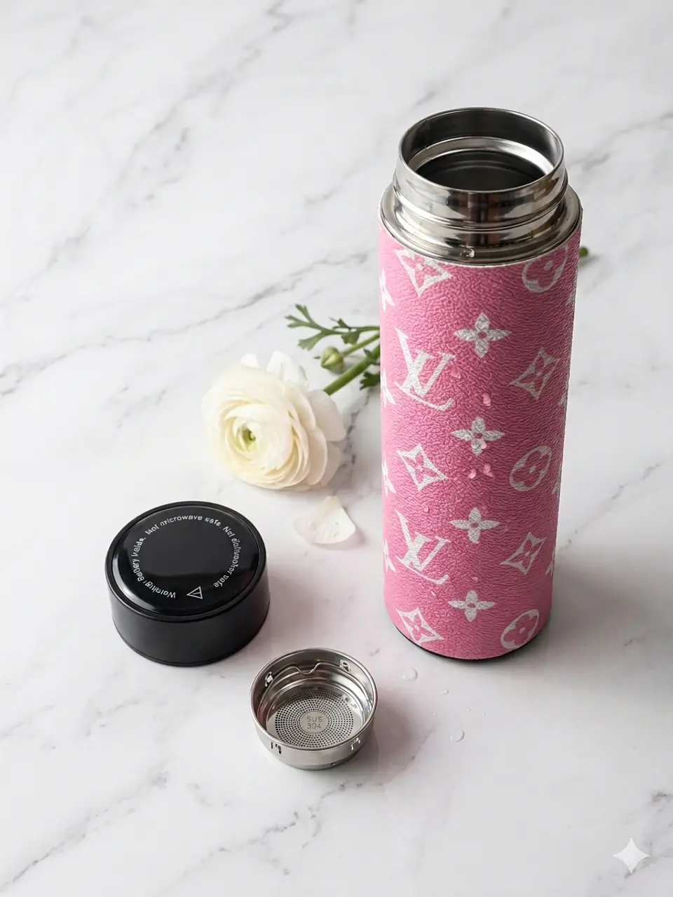 LoVu Canvas Thermos Ποτήρι 4