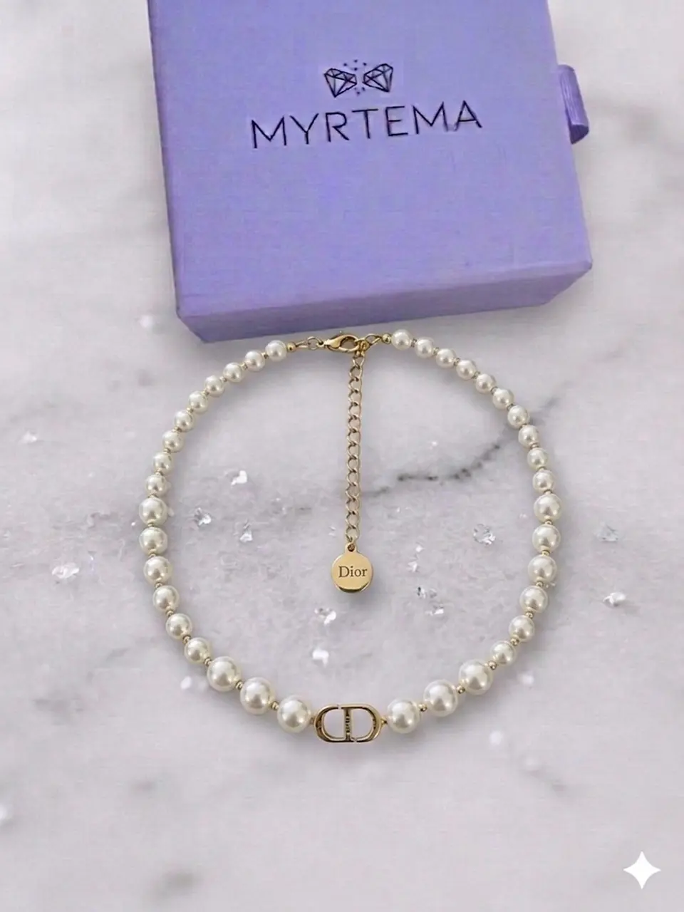 Doris White Pearls Κολιέ 1