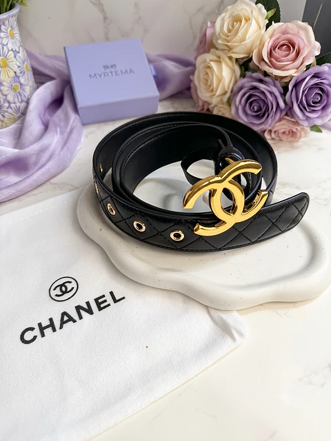 Camelia Leather Belt