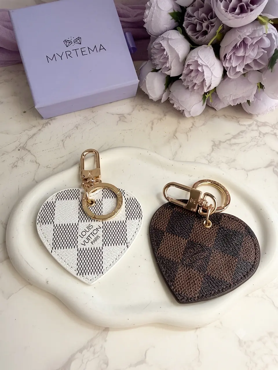 LoVu Canvas Heart Key Chain 1