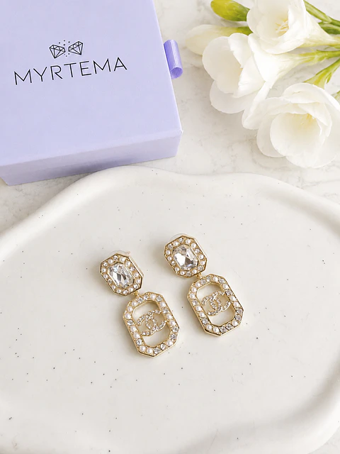 Camelia Glam Σκουλαρίκια