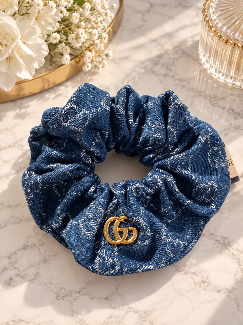 Gia Jeans Scrunchie 1
