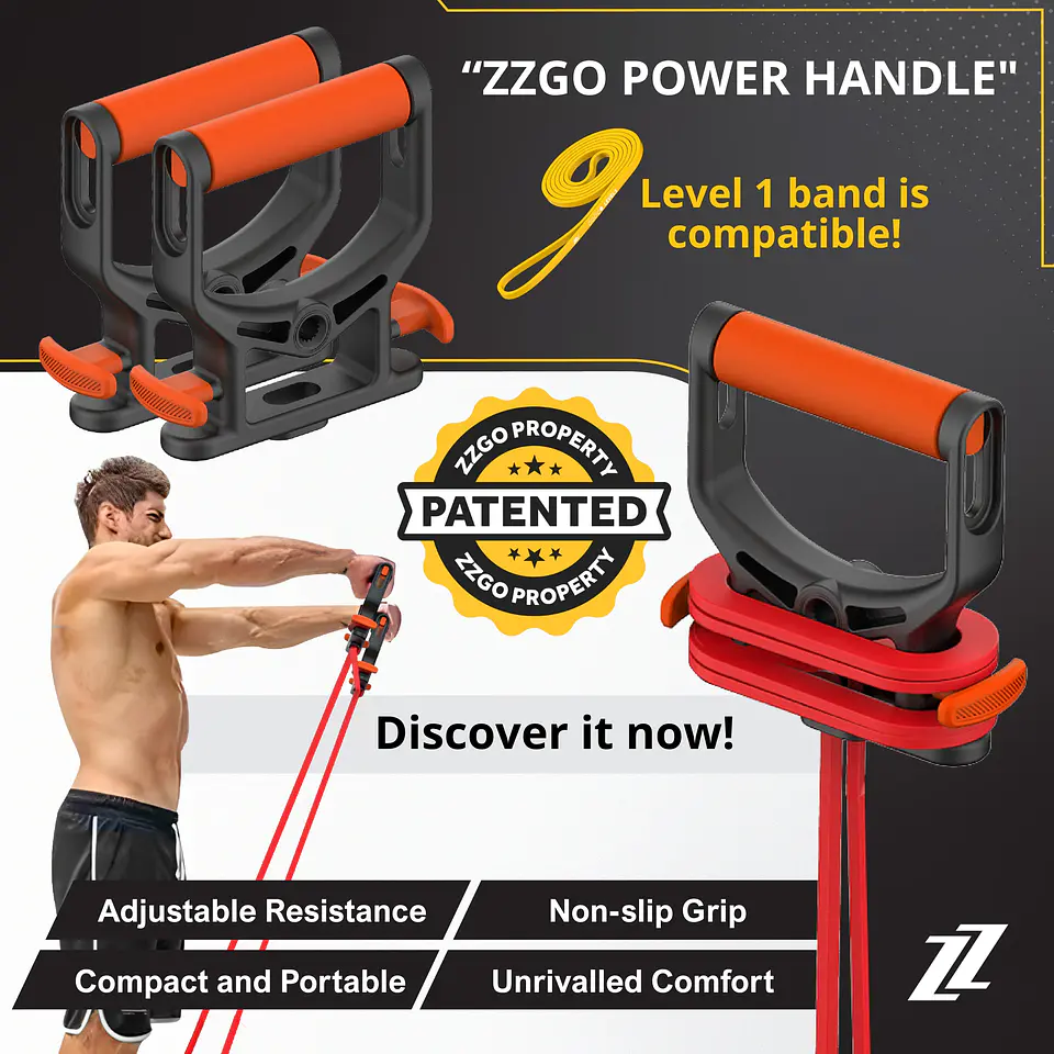 ZZGO Banda de Resistência Nível 1 | Amarela (4–7kg) 8