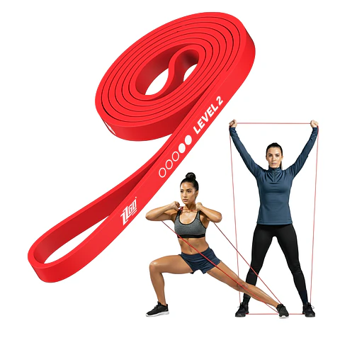 ZZGO Banda de Resistência Nível 2 | Vermelha (7–16kg)