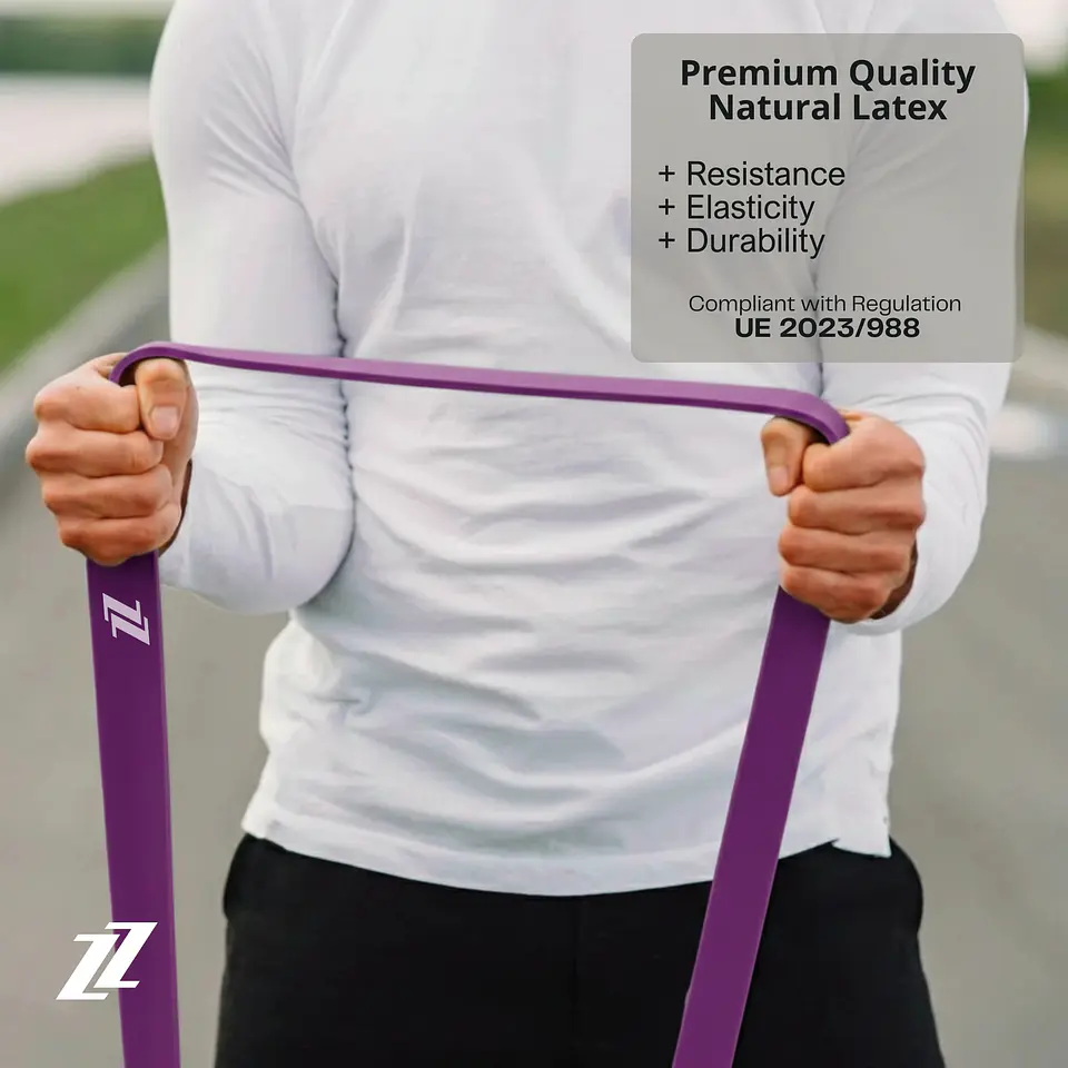 ZZGO Banda de Resistência Nível 4 | Roxa (16–38kg) 3