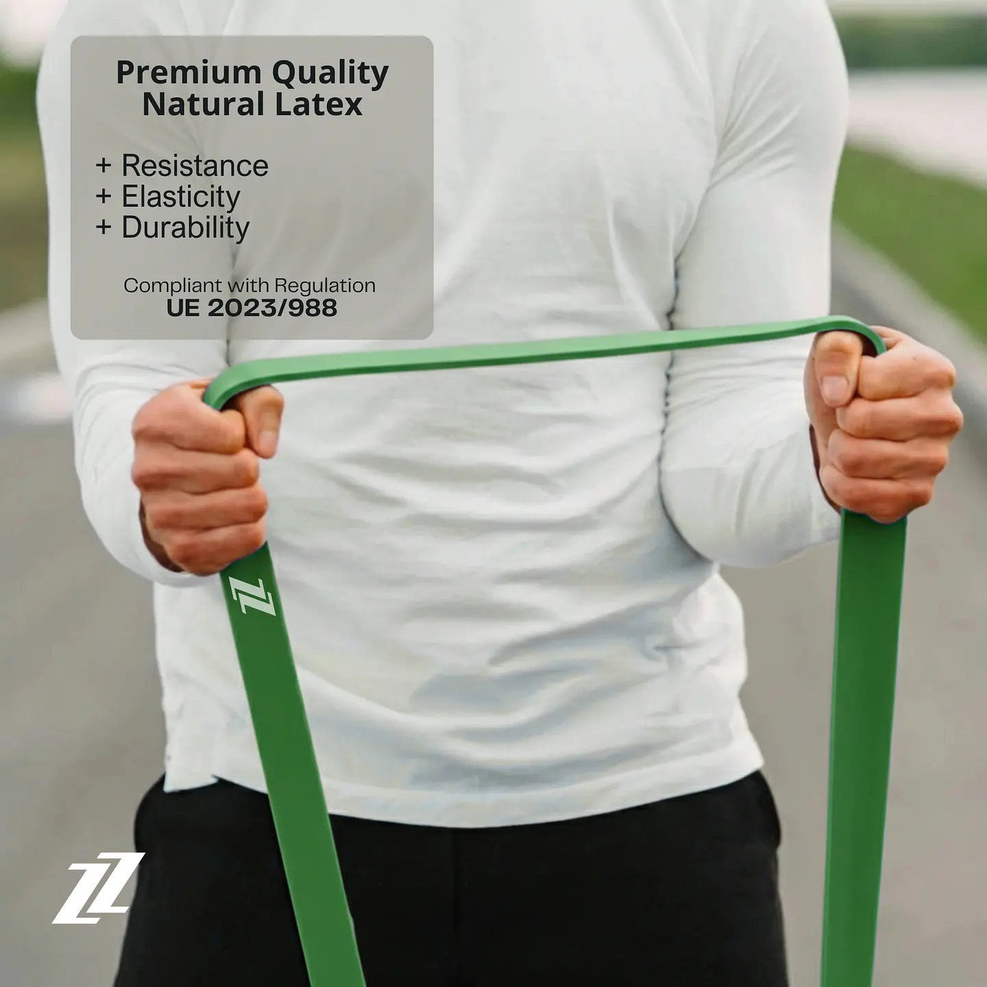 ZZGO Banda de Resistência Nível 5 | Verde (23–57kg) 3