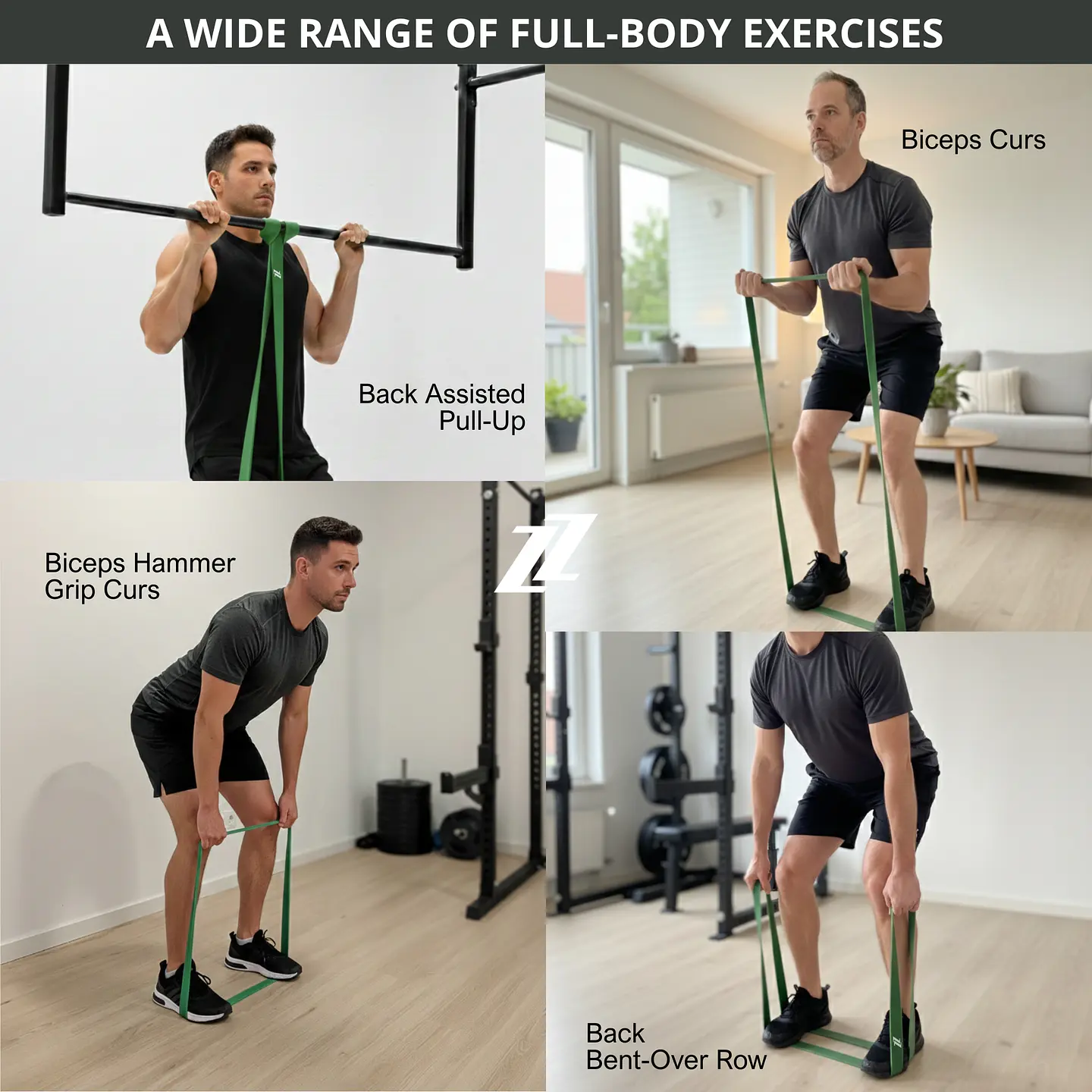 ZZGO Banda de Resistência Nível 5 | Verde (23–57kg) 4