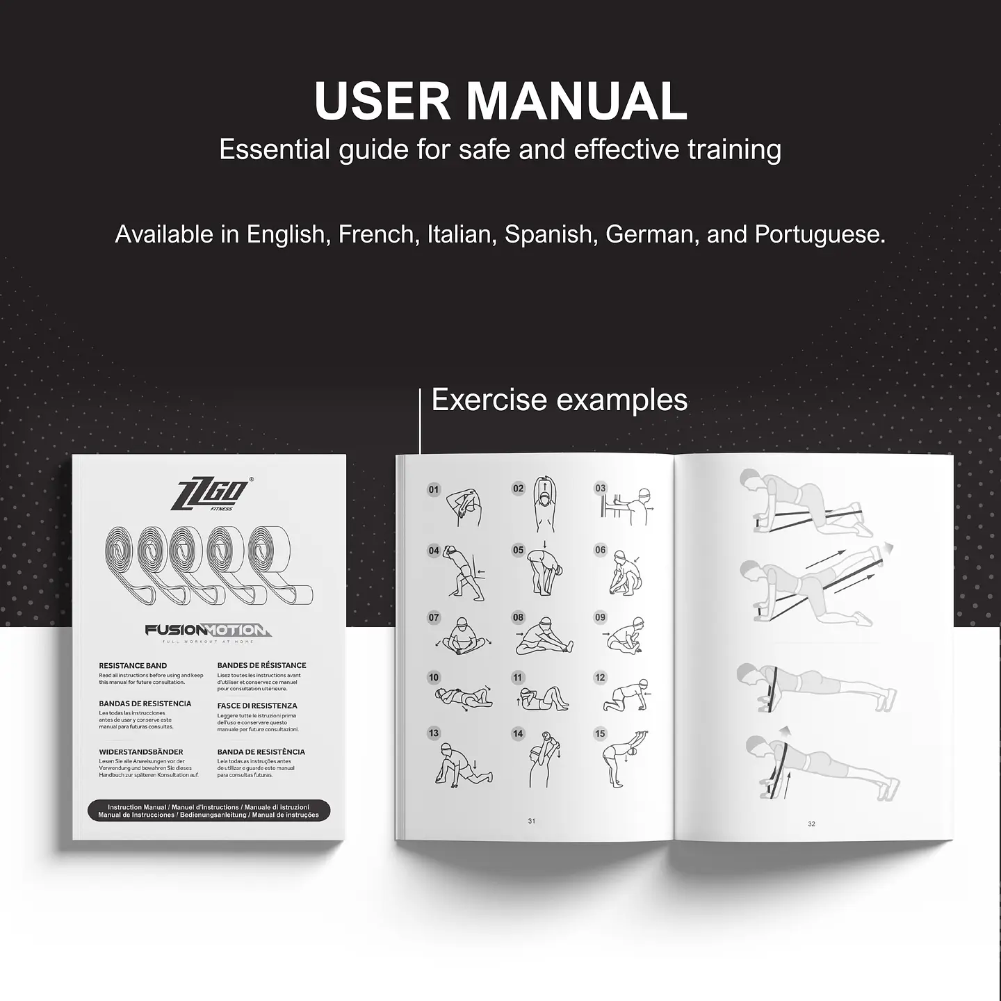 ZZGO Set de Bandas de Resistência 3X (inclui 3 bandas) 7