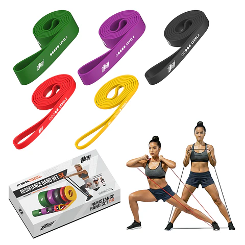 ZZGO Set de Bandas de Resistência 5X (inclui 5 bandas)