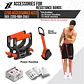 ZZGO Acessórios para Bandas de Resistência Kit2 (2 Power Handles + 1 Ancoragem de Porta) - Thumbnail 2