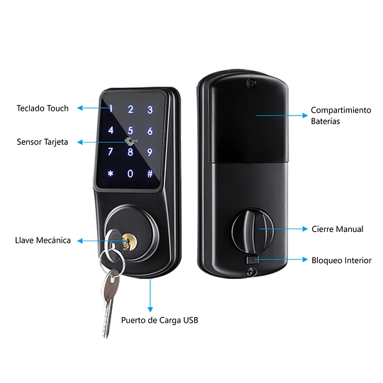 Cerrojo Digital MSD220 wifi - Image 4