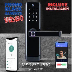 Cerradura Digital MSD270 PRO WIFI con Instalación(*)
