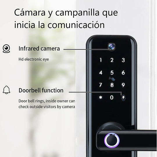 Cerradura Digital MSD270 PRO WIFI con Instalación(*) - Image 3